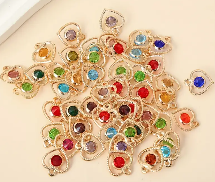 Clutch Charm Chain with Five Custom Charms